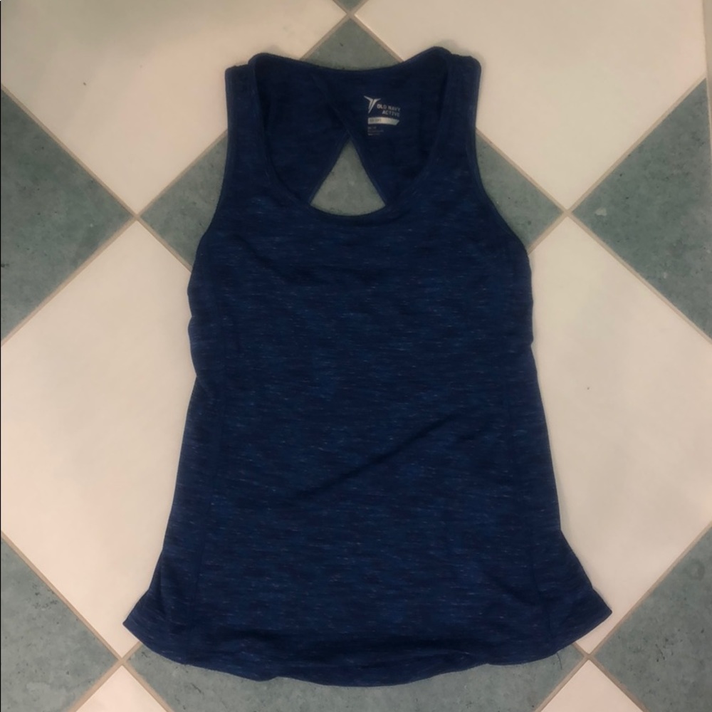 Navy blue tank top from Old Navy